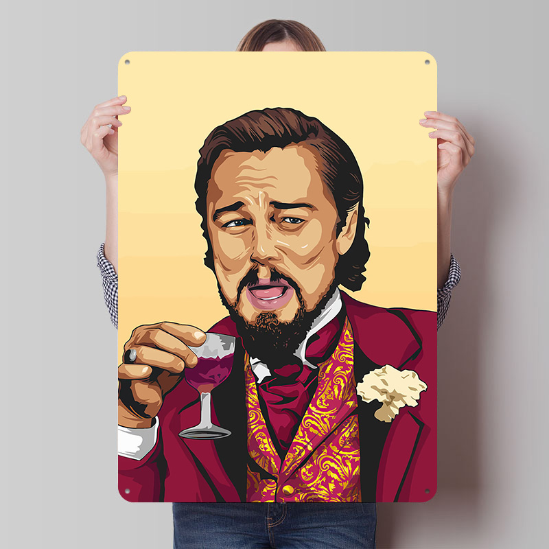 Retro Gaming Meme - Leo Meme Funny Printed Poster Customized