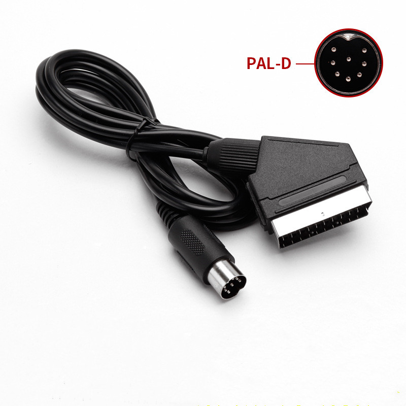 Retro Gaming Cables - V-PIN Euro RGB Scart Cable For