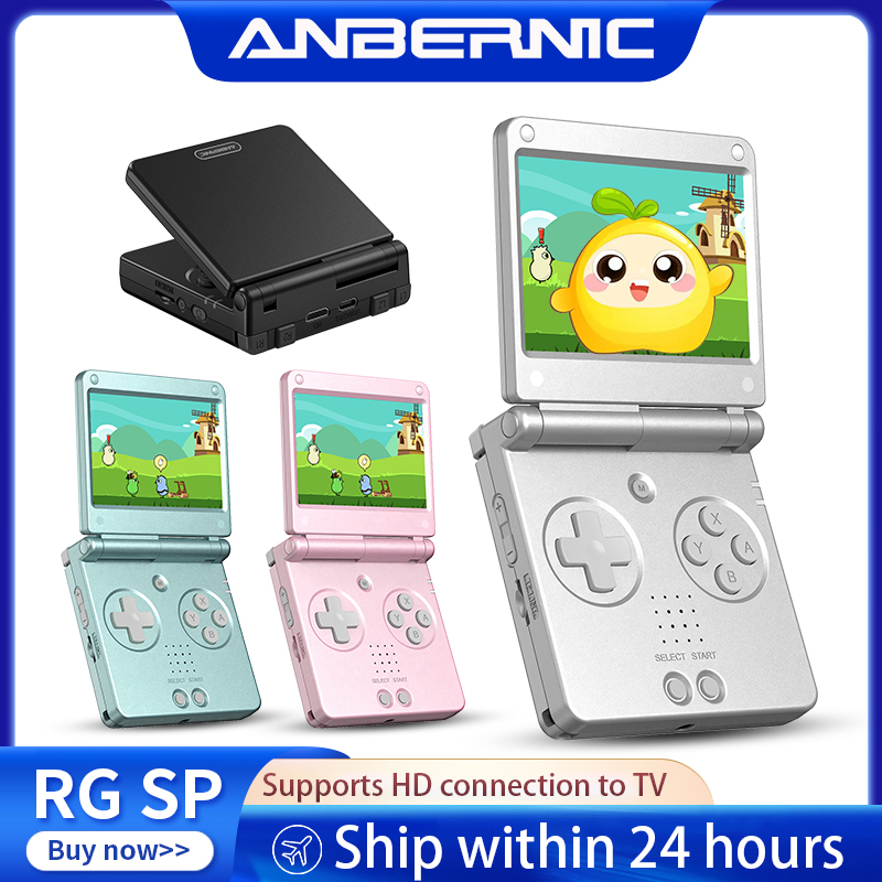 Retro Gaming Play Zone - Anbernic RGSP Flip Retro Handheld Game