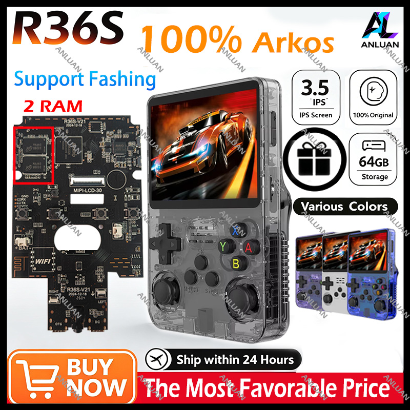 Retro Gaming R36S - Genuine R36S Retro Handheld Game Player
