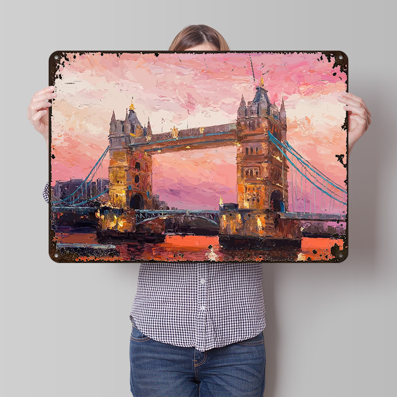 Retro Gaming London - Travel to London Metal Poster Custom