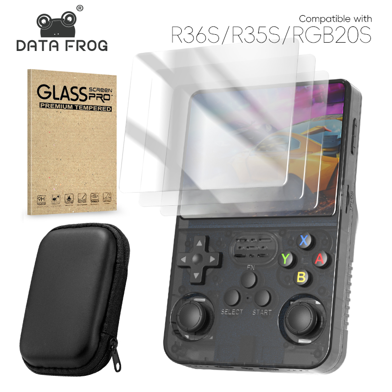 Retro Gaming Download - DATA FROG R36S Screen Protector Tempered