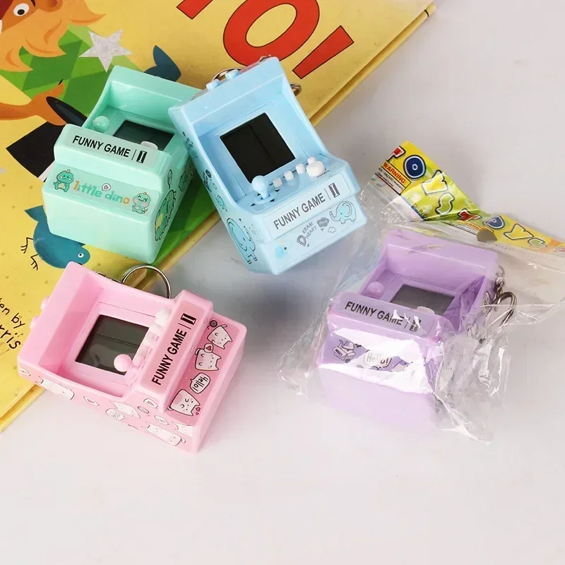Retro Gaming Keychain - Portable Mini Pocket Keychain Ring Built-in
