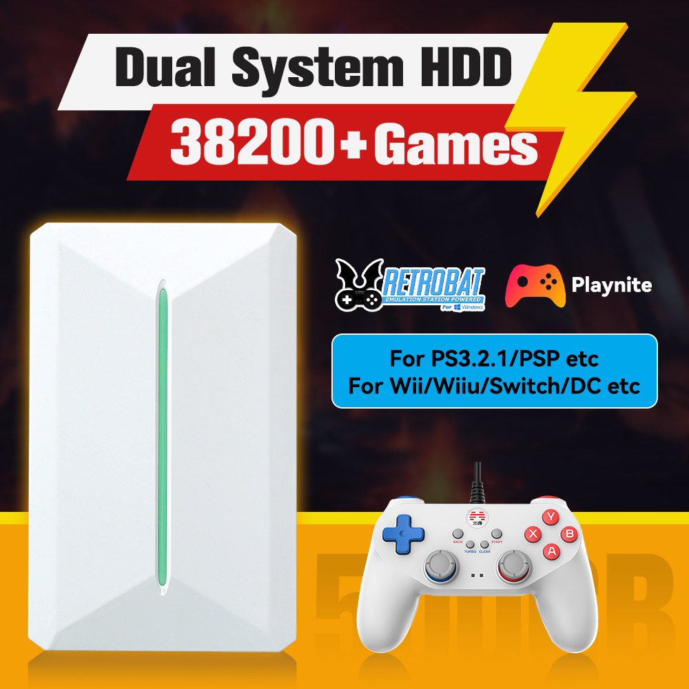 Retro Gaming Play Zone - Retrobat＆Playnite System HDD Retro Game Console