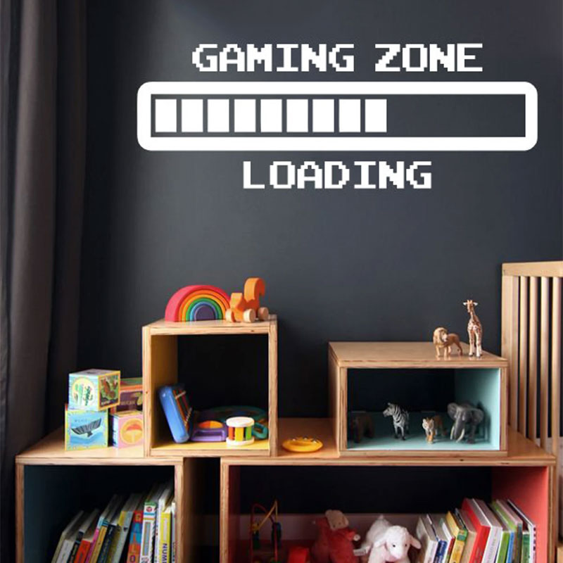 Retro Gaming Zone - Gaming Zone Retro Loading Wall Art