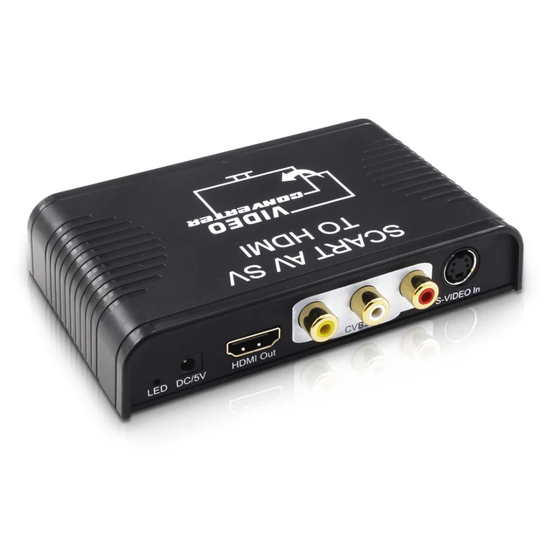 Scart To Hdmi - S-Video AV Scart to HDMI Converter