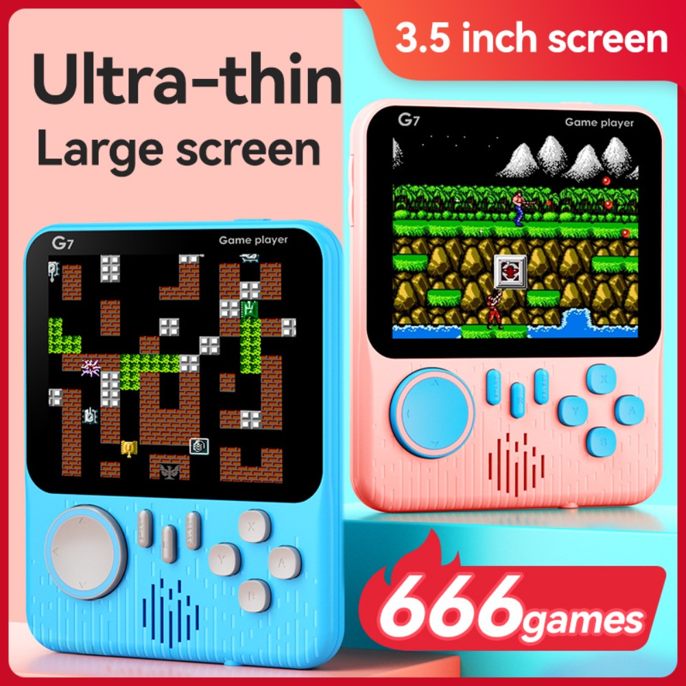 Retro Gaming Download - G7 Retro Handheld Game Console, 3.5-Inch
