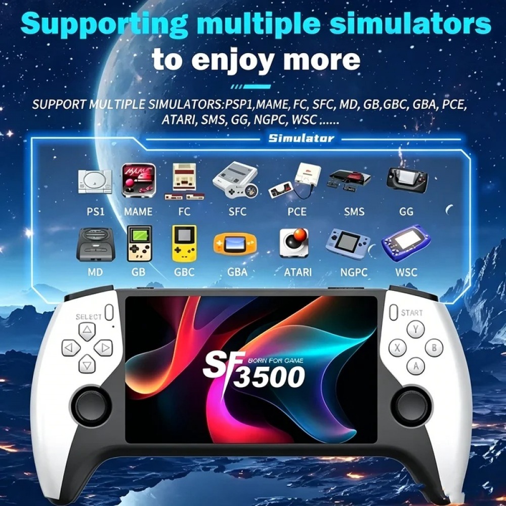 Gaming Retro Arcade - SF3500 5 inch Handheld Game Console
