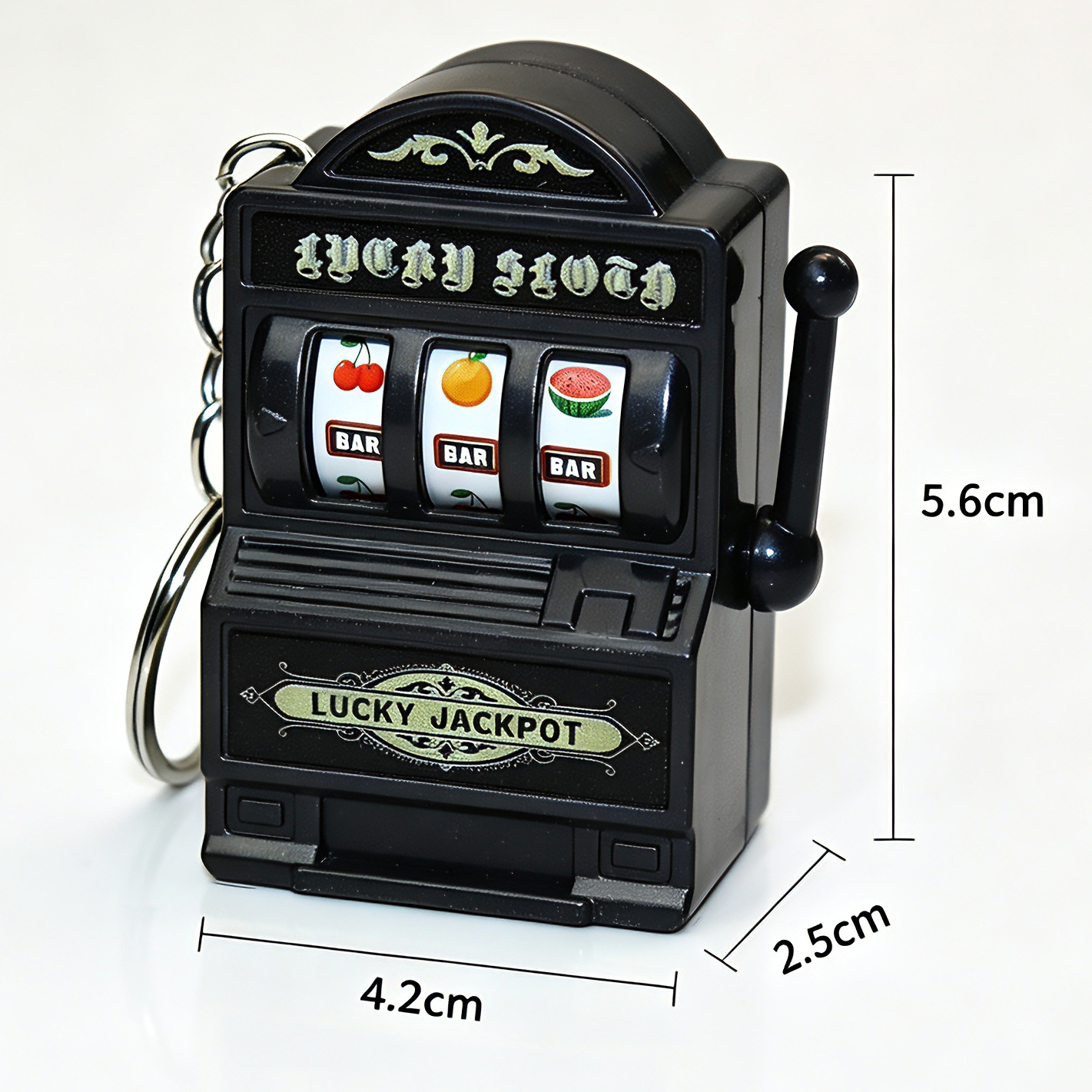 Retro Gaming Keychain - Retro Fruit Machine Keychain Electroplating Game