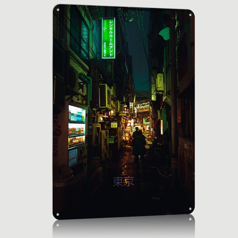 Tokyo Backstreet With Text Pri - đánh giá và giá Retro Gaming Tokyo
