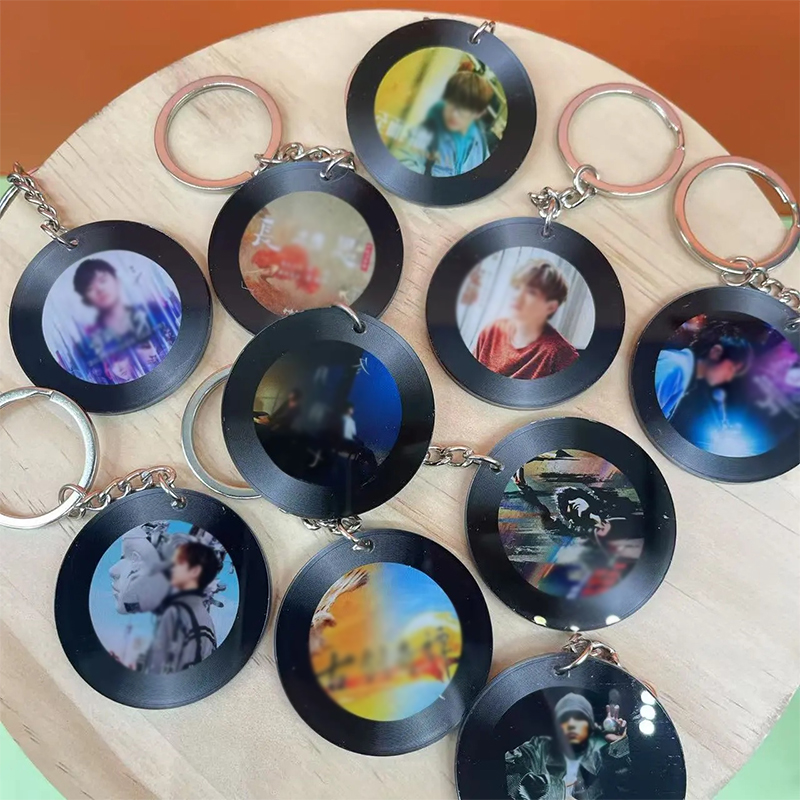 DIY NFC Keychains Vinyl Record - đánh giá và giá Retro Gaming Keychain