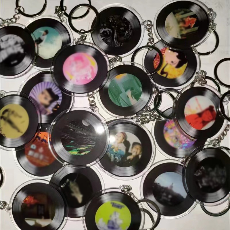 DIY NFC Keychains Vinyl Record - đánh giá và giá Retro Gaming Keychain