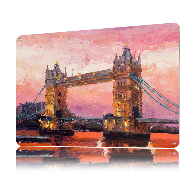 Travel to London Metal Poster  - đánh giá và giá Retro Gaming London