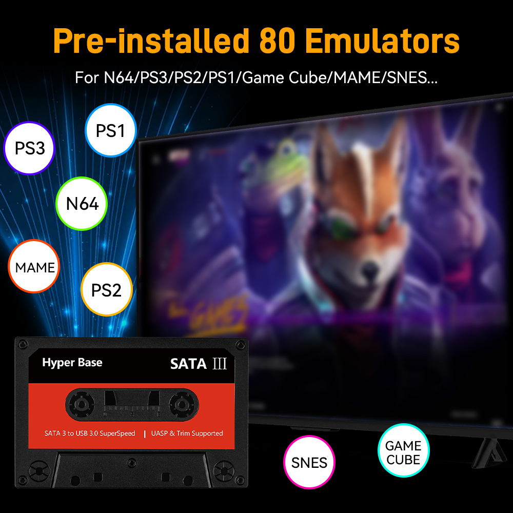 Batocera 500G/2T Emulator Game - đánh giá và giá Retro Gaming Play Zone