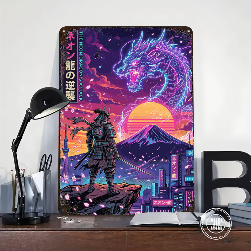 Samurai Vs Neon Dragon in Cybe - đánh giá và giá Retro Gaming Tokyo