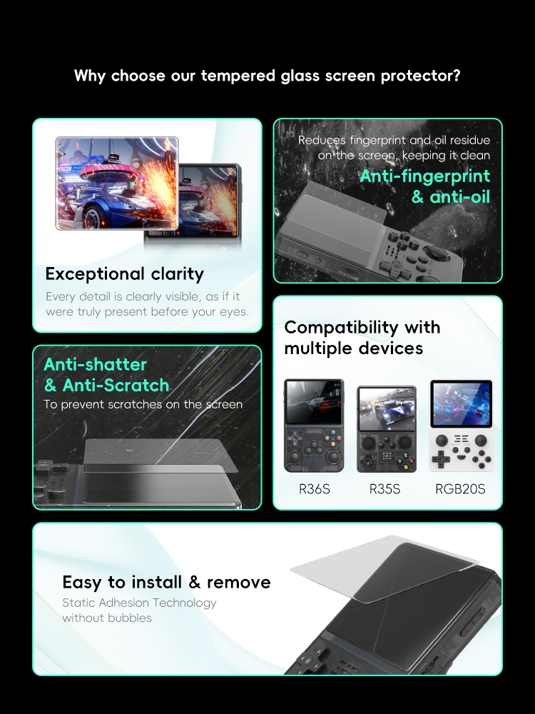 DATA FROG R36S Screen Protecto - đánh giá và giá Retro Gaming Download