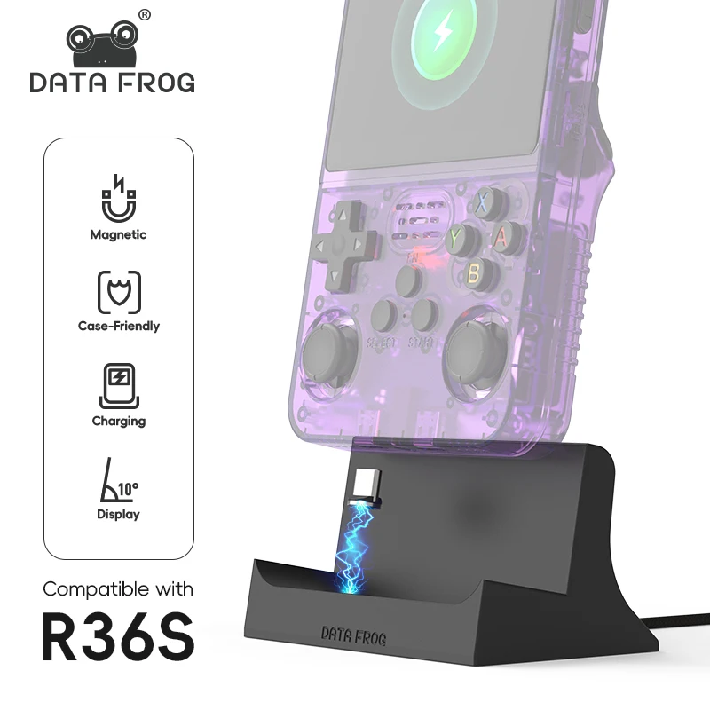 Data Frog R36S Charging Dock S - đánh giá và giá Retro Gaming Download