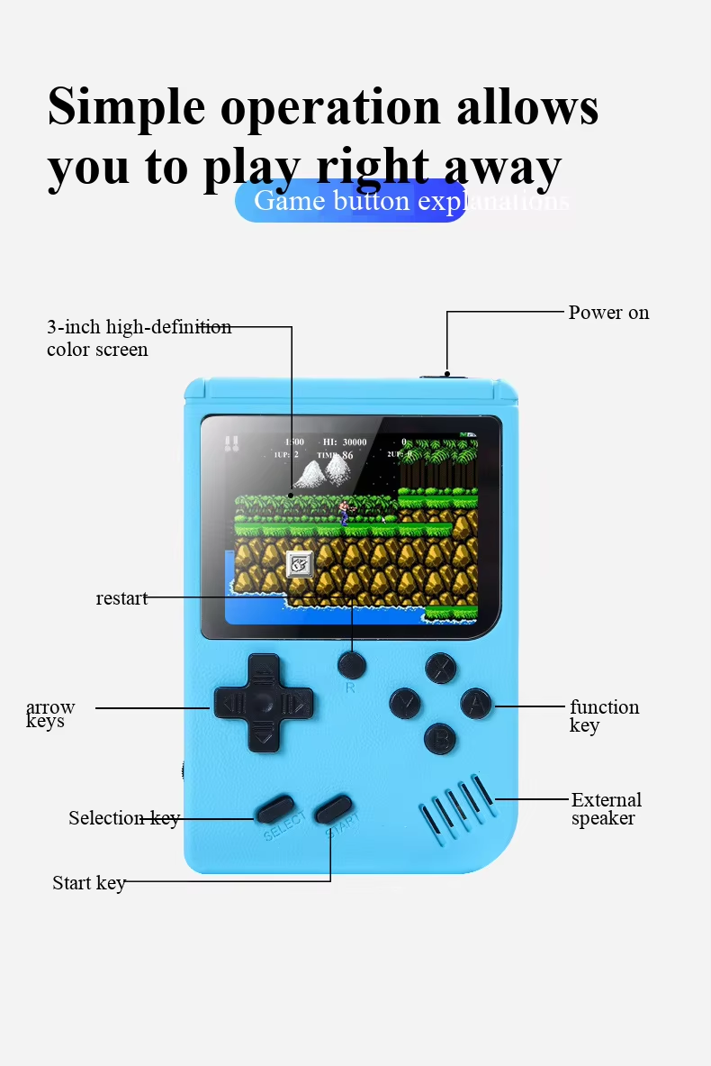 400 In 1 MINI Games Handheld G - đánh giá và giá Retro Gaming Play Zone