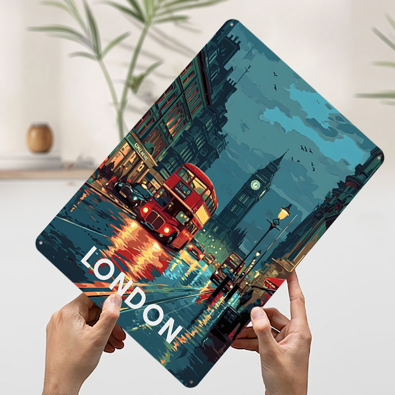 London Big Ben Tinplate Poster - đánh giá và giá Retro Gaming London