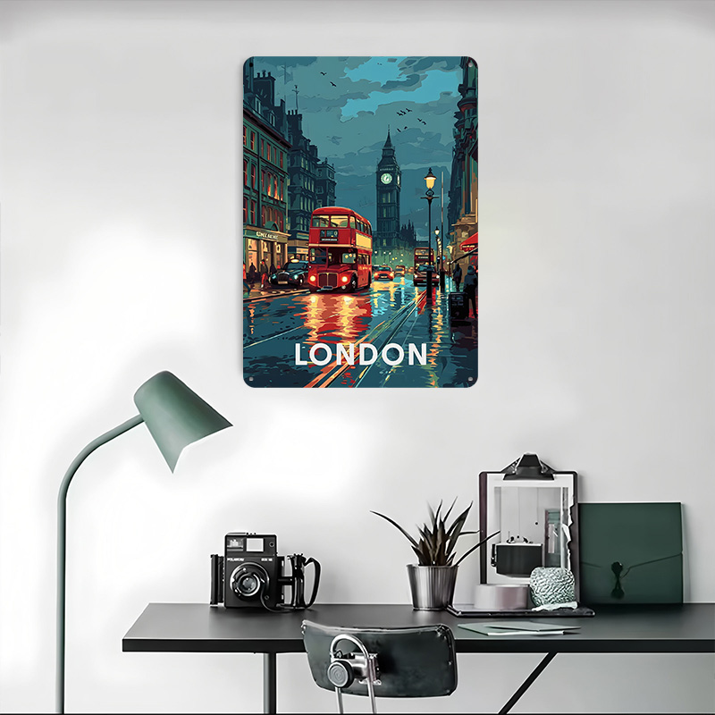 London Big Ben Tinplate Poster - đánh giá và giá Retro Gaming London