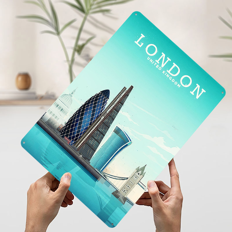 London Travel Metal Poster Cus - đánh giá và giá Retro Gaming London