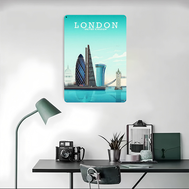 London Travel Metal Poster Cus - đánh giá và giá Retro Gaming London