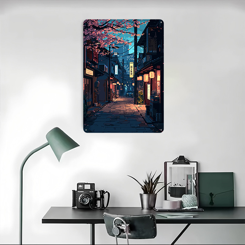 Tokyo Japan Pixel Art Tin Plaq - đánh giá và giá Retro Gaming Tokyo