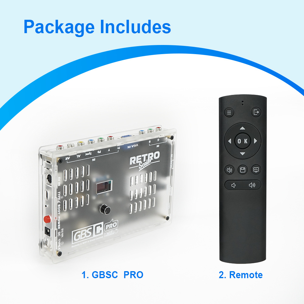 NEW Retro game GBSC Pro GBS Co - đánh giá và giá Scart To Hdmi