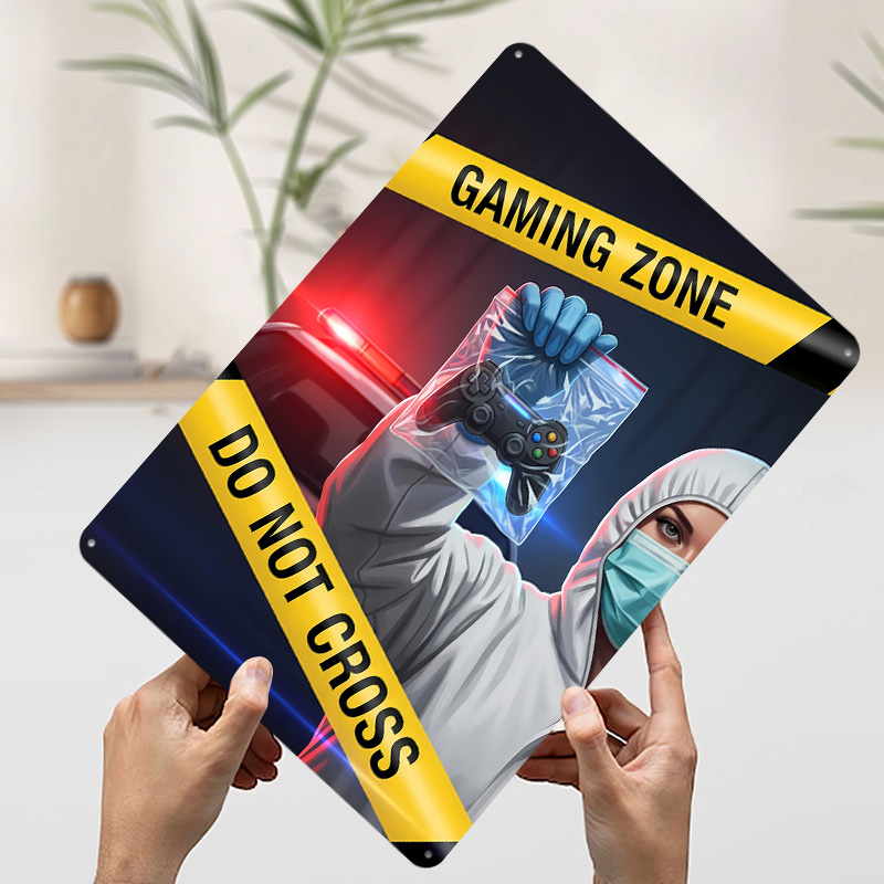 Gaming Zone Do Not Cross Metal - đánh giá và giá Retro Gaming Zone