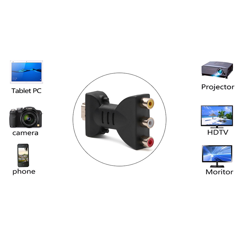 HDMI Sang AV 3 Đầu RCA Video F - đánh giá và giá Scart To Hdmi