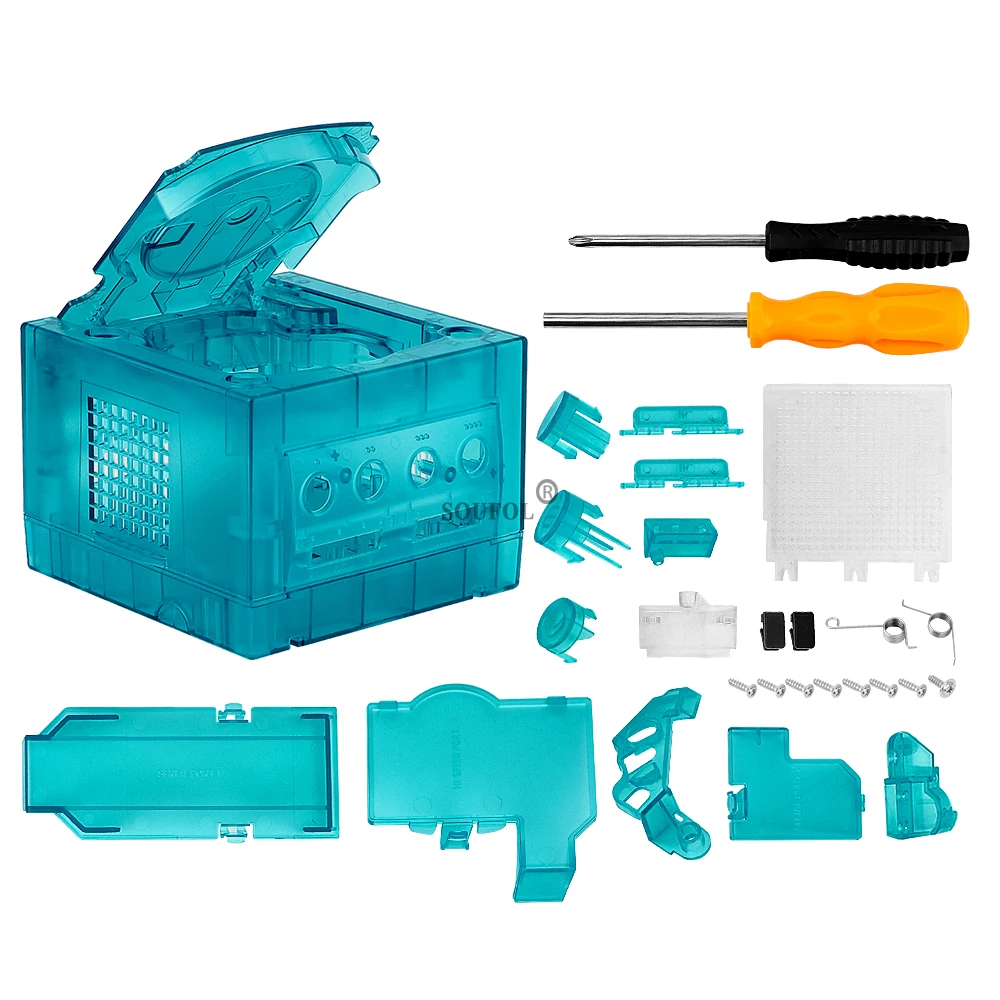 Ice Blue Replacement Case for  - đánh giá và giá Retro Gaming Video