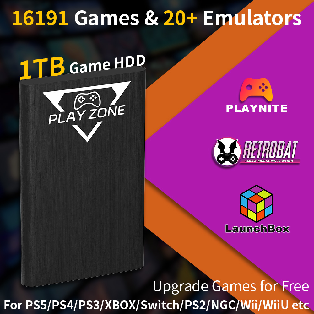 Play Zone 1TB Portable Gaming  - đánh giá và giá Retro Gaming Play Zone