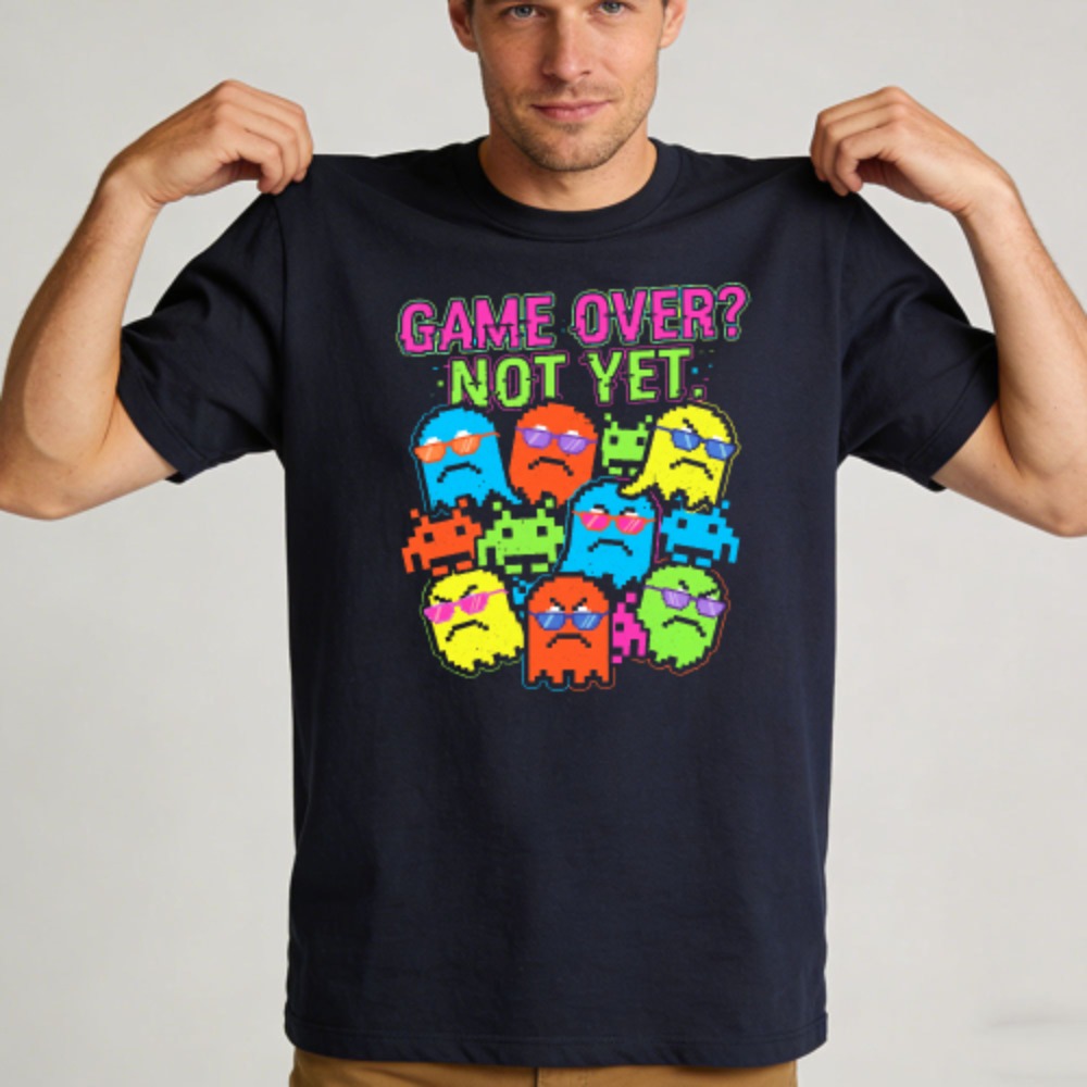 Game Over Not Yet Funny Retro  - đánh giá và giá Retro Gaming Meme