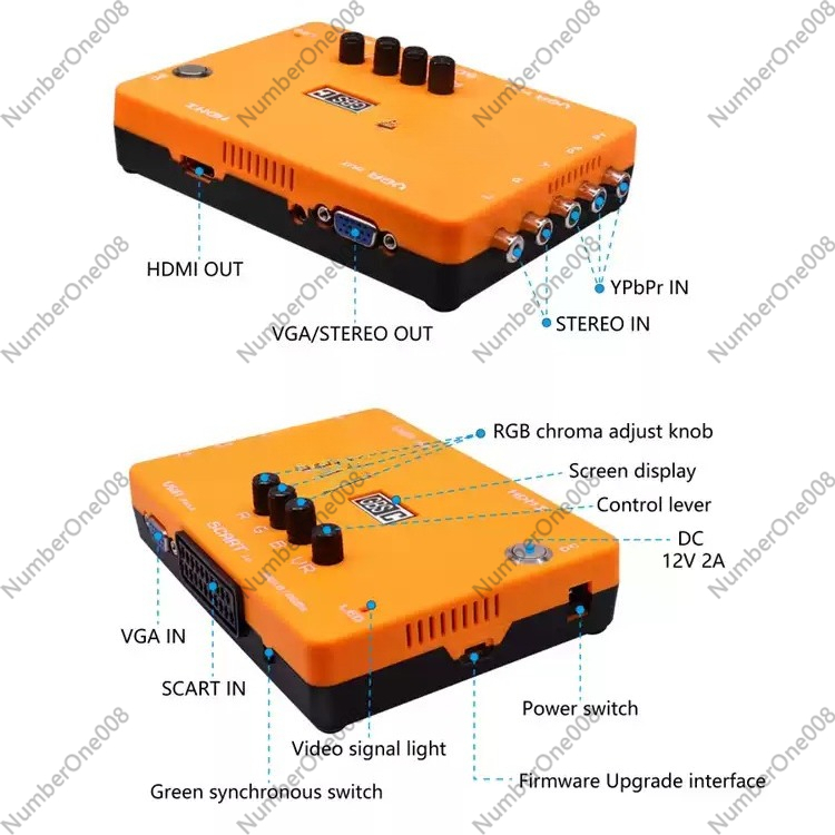 Low Resolution Game RGBS Compo - đánh giá và giá Scart To Hdmi