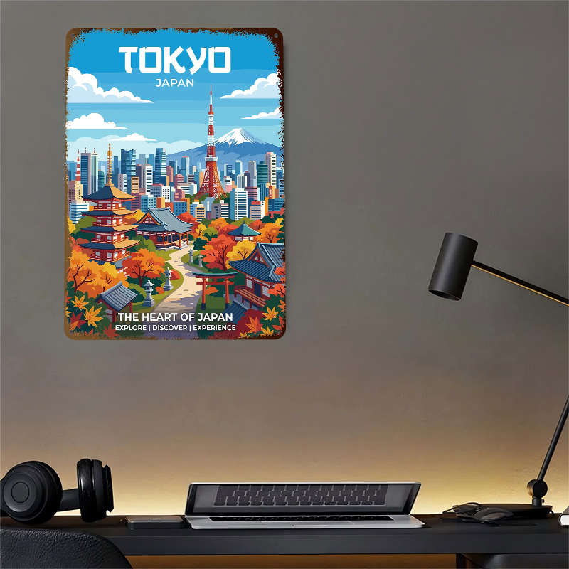 Tokyo Cityscape With Mount Fuj - đánh giá và giá Retro Gaming Tokyo