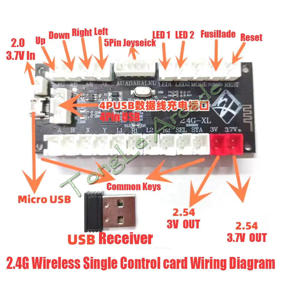 Zero Delay-Wireless USB Encode - đánh giá và giá Retro Gaming Raspberry Pi