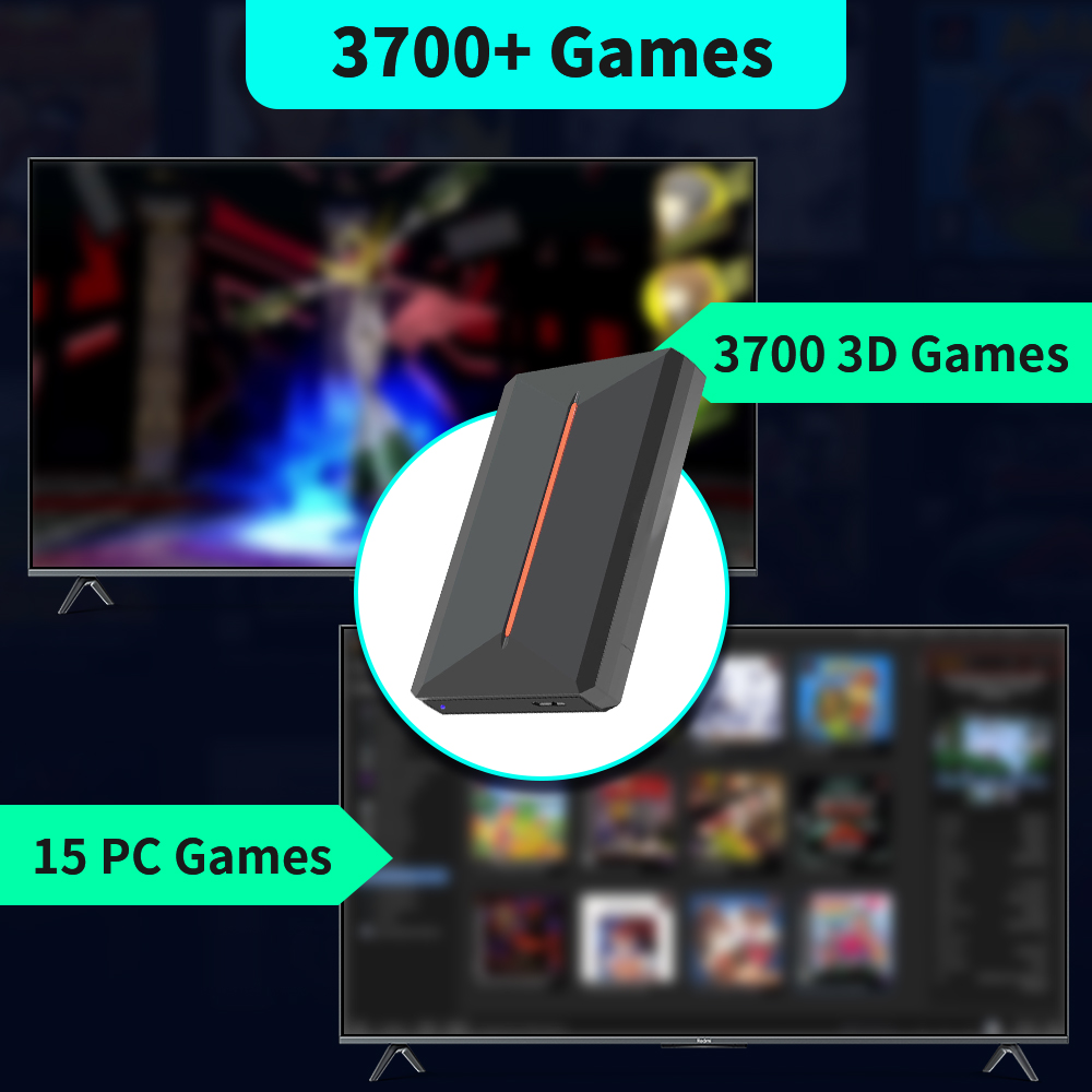 Launchbox OS 500GB Portable Ga - đánh giá và giá Gaming Retro Arcade