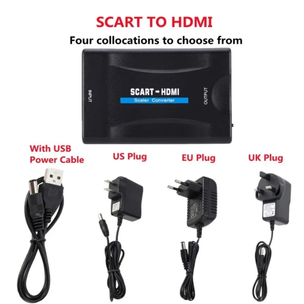 BGGQGG 1080P SCART To HDMI-com - đánh giá và giá Scart To Hdmi