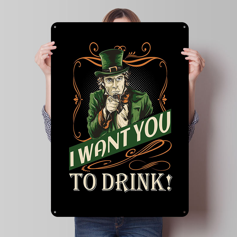 St Patricks Day Meme Tinplate  - đánh giá và giá Retro Gaming Meme