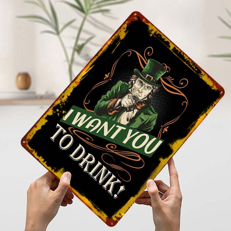 St Patricks Day Meme Tinplate  - đánh giá và giá Retro Gaming Meme