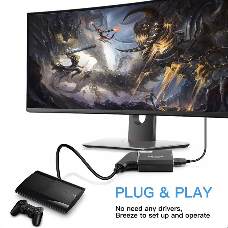 1080P Scart to HDMI Converter  - đánh giá và giá Scart To Hdmi