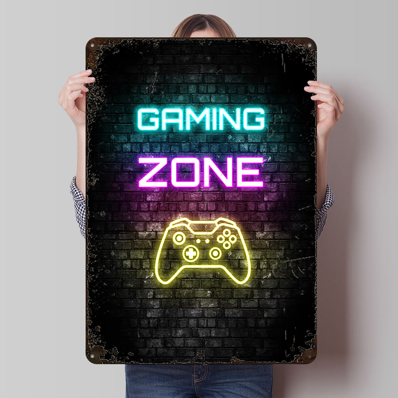 Gaming Zone Neon Sign on Brick - đánh giá và giá Retro Gaming Zone