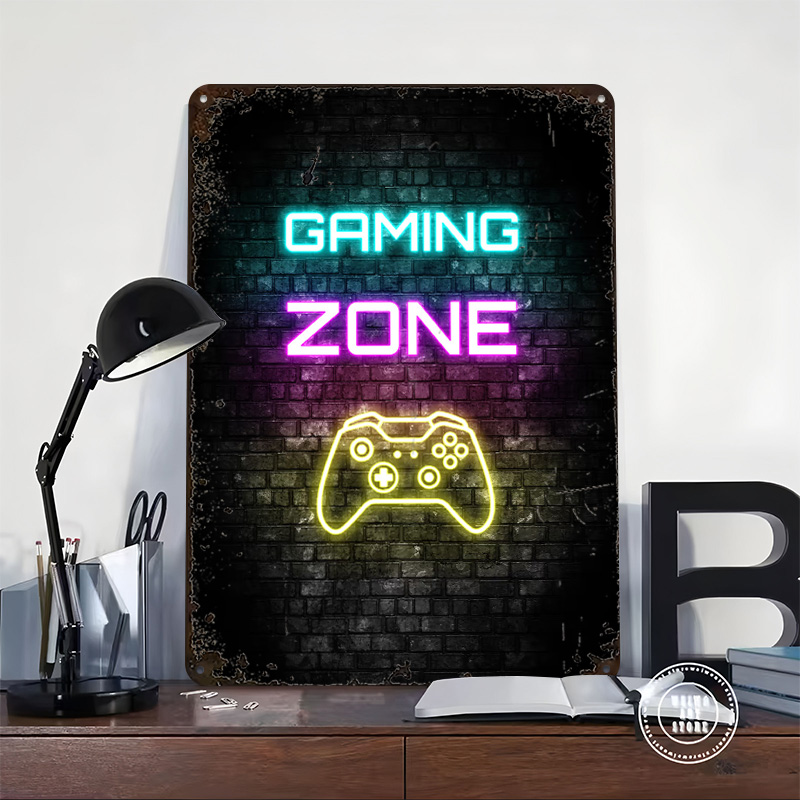 Gaming Zone Neon Sign on Brick - đánh giá và giá Retro Gaming Zone