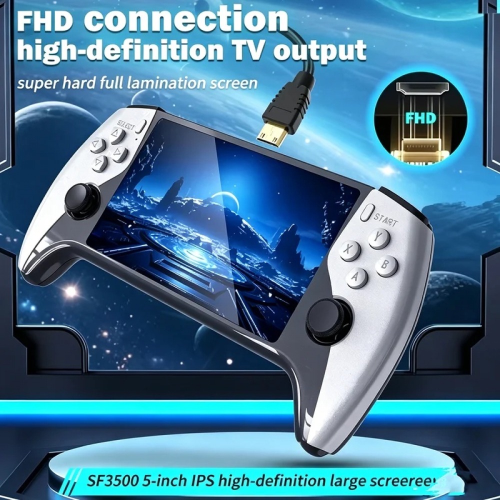 SF3500 5 inch Handheld Game Co - đánh giá và giá Gaming Retro Arcade
