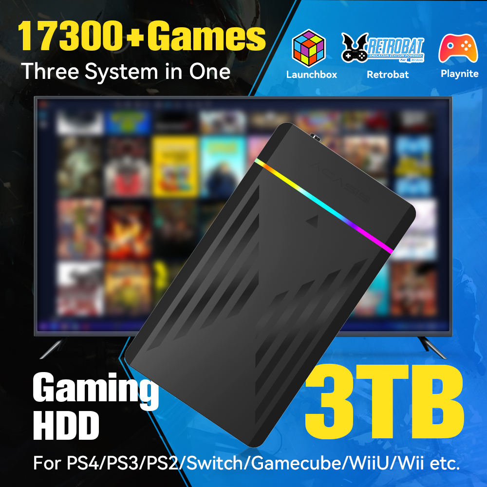 3TB Portable Gaming HDD Launch - đánh giá và giá Gaming Retro Arcade